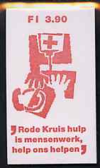 Netherlands 1987 Red Cross 3g90 booklet complete and very fine, SG SB97, stamps on , stamps on  stamps on red cross     telephone      medical     communications