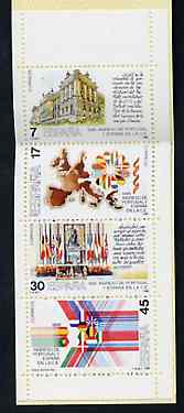 Spain 1986 Spain's Admission into the EEC 105p booklet complete and fine, SG SB1, stamps on eec, stamps on maps, stamps on flags, stamps on europa