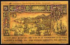 Booklet - Yugoslavia 1989 Sailing Ships 9000d booklet complete with first day commemorative cancels