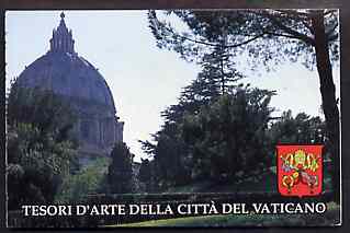 Vatican City 1993 Architectural Treasures 5400L booklet complete and pristine, SG SB4, stamps on , stamps on  stamps on buildings    architecture     cathedrals