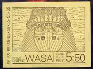 Booklet - Sweden 1969 Warship 