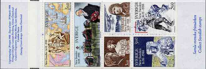 Booklet - Sweden 1988 New Sweden 21k60 booklet complete and pristine, SG SB406