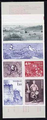 Booklet - Sweden 1978 Travels with Carl Linne (Botanist) 7k80 booklet complete and pristine, SG SB327