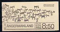 Sweden 1976 Tourism - Angermanland 8k50 booklet complete and pristine, SG SB310, stamps on , stamps on  stamps on fishing, stamps on timber, stamps on tugs, stamps on hay, stamps on tourism, stamps on  stamps on slania