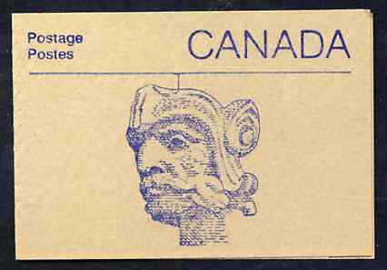 Booklet - Canada 1988 Architectural features 50c booklet (Carved Head) SG SB108h