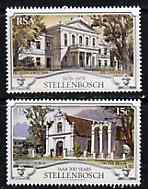 South Africa 1979 300th Anniversary of Stellenbosch set of 2 unmounted mint, SG 471-72*, stamps on , stamps on  stamps on architecture, stamps on  stamps on buildings