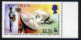 Antigua 1975 $2.50 on 35c from provisional surcharges set unmounted mint, SG 423*