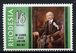 Rhodesia 1967 Famous Rhodesians (1st Series) Dr Jameson (Administrator) unmounted mint, SG 413*, stamps on personalities