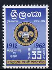 Ceylon 1962 Golden Jubilee of Ceylon Boy Scouts Association unmounted mint, SG 472, stamps on , stamps on  stamps on scouts