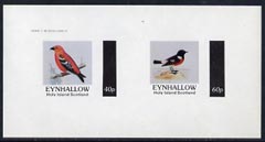 Eynhallow 1982 Birds #17 imperf  set of 2 values (40p & 60p) unmounted mint, stamps on , stamps on  stamps on birds