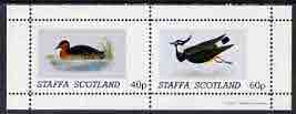 Staffa 1981 Birds #36 perf  set of 2 values (40p & 60p) unmounted mint, stamps on birds    