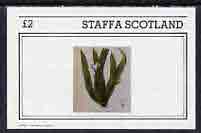 Staffa 1982 Flowers #09 imperf  deluxe sheet (Â£2 value) unmounted mint, stamps on flowers