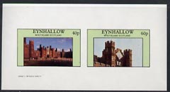 Eynhallow 1982 Royal Residences imperf  set of 2 values (40p & 60p) unmounted mint, stamps on castles, stamps on buildings
