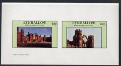 Eynhallow 1982 Royal Residences imperf  set of 2 values (40p & 60p) unmounted mint, stamps on castles, stamps on buildings