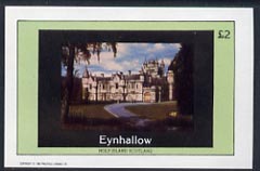 Eynhallow 1982 Royal Residences (Balmoral Castle) imperf  deluxe sheet (Â£2 value) unmounted mint, stamps on , stamps on  stamps on castles, stamps on buildings, stamps on  stamps on royalty   