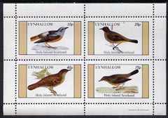 Eynhallow 1981 Birds #18 perf  set of 4 values (10p to 75p) unmounted mint, stamps on , stamps on  stamps on birds