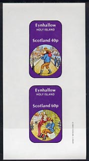 Eynhallow 1982 Fairy Tales (Dick Whittington) imperf set of 2 values (40p & 60p) unmounted mint, stamps on , stamps on  stamps on fairy tales, stamps on literature  