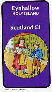 Eynhallow 1982 Fairy Tales (Dick Whittington) imperf souvenir sheet (£1 value) unmounted mint, stamps on fairy tales, stamps on literature, stamps on cats