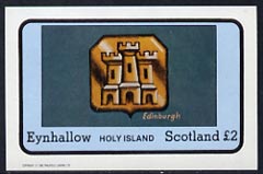 Eynhallow 1982 Hallmarks (Edinburgh Castle) imperf  souvenir sheet (Â£1 value) unmounted mint, stamps on , stamps on  stamps on jewellry     castles, stamps on  stamps on scots, stamps on  stamps on scotland