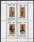 Staffa 1982 Herbs (Basil, Mint, etc) perf  set of 4 values (10p to 75p) unmounted mint, stamps on flowers     herbs & spices