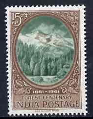 India 1961 Centenary of Scientific Forestry unmounted mint SG 445*, stamps on , stamps on  stamps on trees