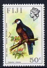 Fiji 1975 White-Throated Pigeon 50c from Birds & Flowers def set, unmounted mint SG 518*, stamps on , stamps on  stamps on birds, stamps on  stamps on pigeons