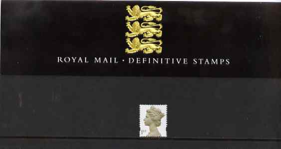 Great Britain 2000 Machin definitive (First Class) in official presentation pack (Pack number 48), stamps on , stamps on  stamps on great britain 2000 machin definitive (first class) in official presentation pack (pack number 48)