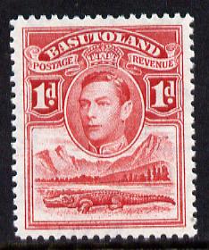 Basutoland 1938 KG6 1d scarlet unmounted mint SG19, stamps on , stamps on  kg6 , stamps on 