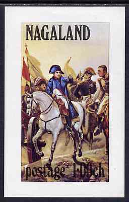 Nagaland 1972 Napoleon imperf souvenir sheet (1ch value) unmounted mint, stamps on personalities     history   militaria    napoleon  , stamps on dictators.