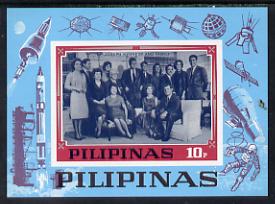 Philippines 1968 Kennedy Family 10p m/sheet (unissued) unmounted mint, See note after SG 1071, stamps on kennedy, stamps on personalities, stamps on space