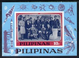 Philippines 1968 Kennedy Family 10p m/sheet (unissued) unmounted mint, See note after SG 1071, stamps on , stamps on  stamps on kennedy, stamps on personalities, stamps on space