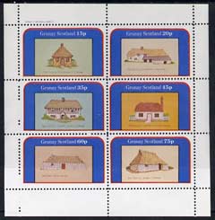 Grunay 1982 Architecture (Houses) complete perf set of 6 values (15p to 75p) unmounted mint, stamps on , stamps on  stamps on architecture     houses