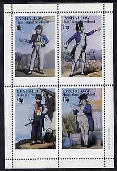 Eynhallow 1981 Naval Uniforms complete perf  set of 4 values (10p & 75p) unmounted mint, stamps on , stamps on  stamps on militaria, stamps on  stamps on ships, stamps on  stamps on uniforms