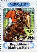 Madagascar 1994 Show Jumping 720f + 144 from Sports set of 7, Mi 1714, stamps on , stamps on  stamps on horses