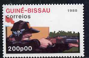 Guinea - Bissau 1988 Rifle Shooting 200p from Seoul Olympic Games set of 7, SG 1016 unmounted mint*