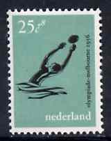 Netherlands 1956 Water Polo 25c+8c from Melbourne Olympic Games set of 5 unmounted mint, SG 834, stamps on , stamps on  stamps on water polo