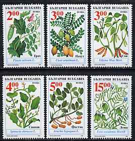 Bulgaria 1995 Food Plants complete set of 6 unmounted mint, SG 4019-24*, stamps on , stamps on  stamps on food, stamps on  stamps on plants, stamps on  stamps on vegetables