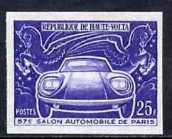 Upper Volta 1970 Paris Motor Show 25f unmounted mint imperf colour trial proof (several different combinations available but price is for ONE) as SG 312, stamps on , stamps on  stamps on cars