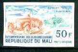 Mali 1973 Le Mans 24hr Race 50f (Bentley & Alfa Romeo) IMPERF from limited printing unmounted mint, as SG 387, stamps on , stamps on  stamps on cars    racing cars    bentley    alfa romeo