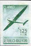 Argentine Republic 1940 Douglas DC-2 1p25 imperf proof single in green printed both sides unmounted mint, as SG 692, stamps on , stamps on  stamps on aviation     douglas    dc