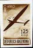 Argentine Republic 1940 Douglas DC-2 1p25 imperf colour trial in brown unmounted mint, as SG 692, stamps on , stamps on  stamps on aviation     douglas    dc