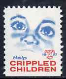 Cinderella - Canada 1957 Help Crippled Children Easter Seal, fine unmounted mint*, stamps on cinderellas, stamps on cinderella     easter    disabled