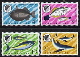 Ascension 1968 Fish - 1st series perf set of 4 unmounted mint, SG 113-6, stamps on , stamps on  stamps on fish     marine-life