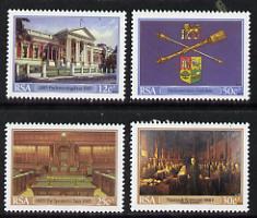 South Africa 1985 Centenary of Cape Parliament Building set of 4 unmounted mint, (SG 582-85), stamps on buildings, stamps on constitutions, stamps on parliament