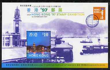 Hong Kong 1997 'Hong Kong 97' Stamp Exhibition (4th series) m/sheet unmounted mint, SG MS 872, stamps on stamp exhibitions