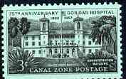 Canal Zone 1957 Gorgas Hospital 75th Anniversary unmounted mint, SG 213*, stamps on , stamps on  stamps on medical