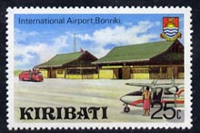 Kiribati 1980 Bonriki Airport (with Fire Engine) 25c from Development set unmounted mint, SG 138*, stamps on fire, stamps on airports
