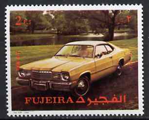Fujeira 1972 Car 2R from Transport perf set unmounted mint, Mi 1292A*, stamps on cars