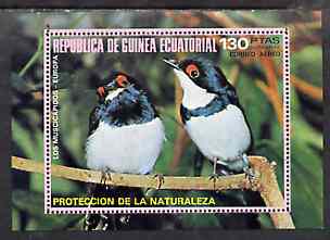 Equatorial Guinea 1976 European Birds perf m/sheet unmounted mint Mi BL 236, stamps on , stamps on  stamps on birds    