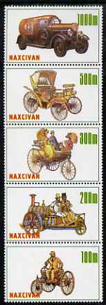 Maxcivan 1998 Early Cars complete perf set of 5 unmounted mint, stamps on , stamps on  stamps on cars